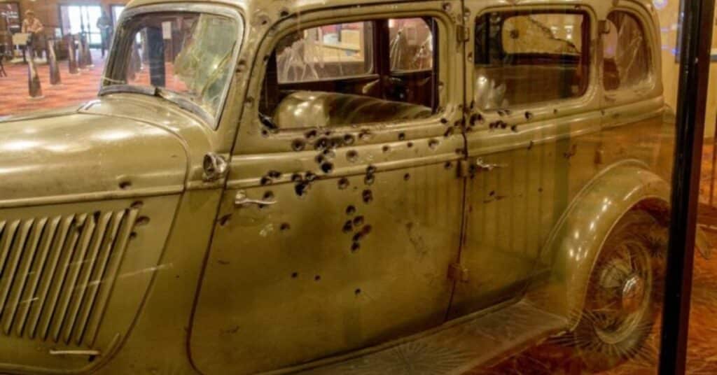 Bonnie and Clyde Death Car Inside