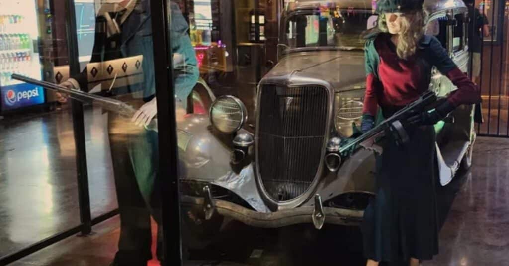 Bonnie and Clyde Death Car Inside