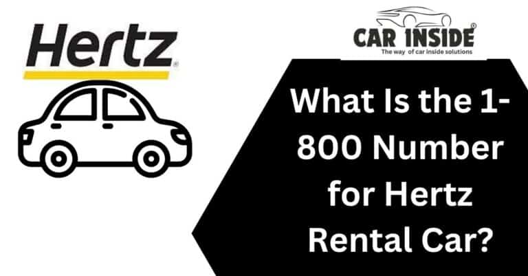 What Is the 1-800 Number for Hertz Rental Car?