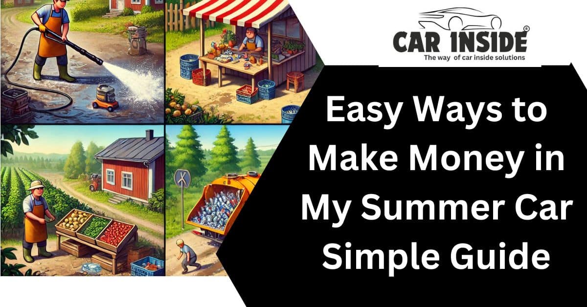 Easy Ways to Make Money in My Summer Car Simple Guide