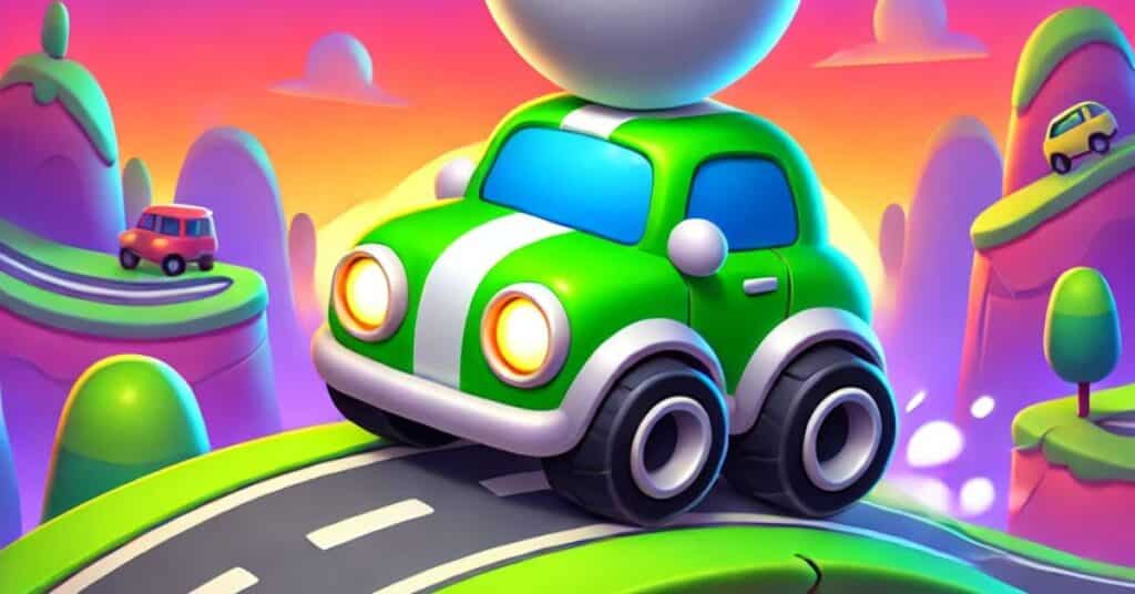 Playing Eggy Car