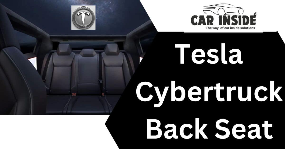 Tesla Cybertruck Back Seat