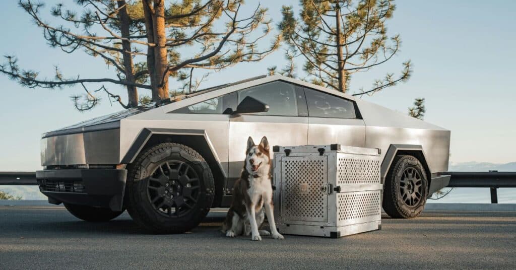 Tesla Cybertruck Back Seat