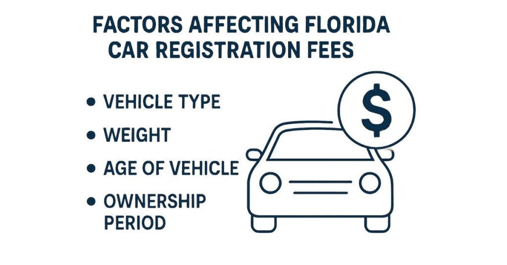 Factors Affecting Florida Car Registration Fees